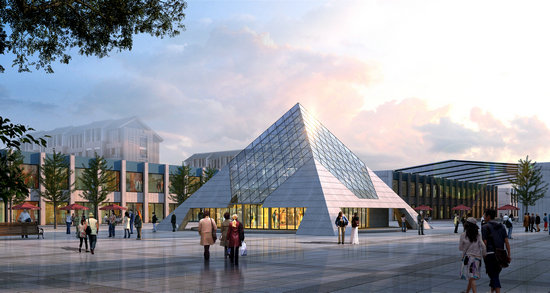 红河金字塔网架